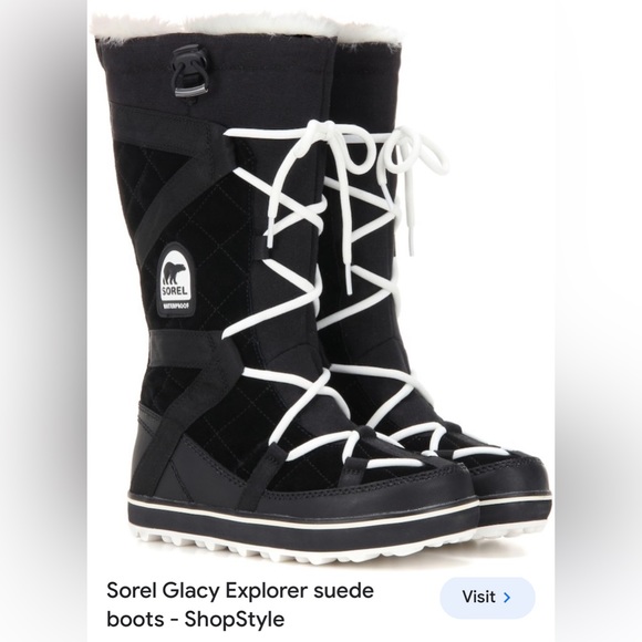 Sorel Glacy Explorer Cold Winter Boots - Picture 1 of 3